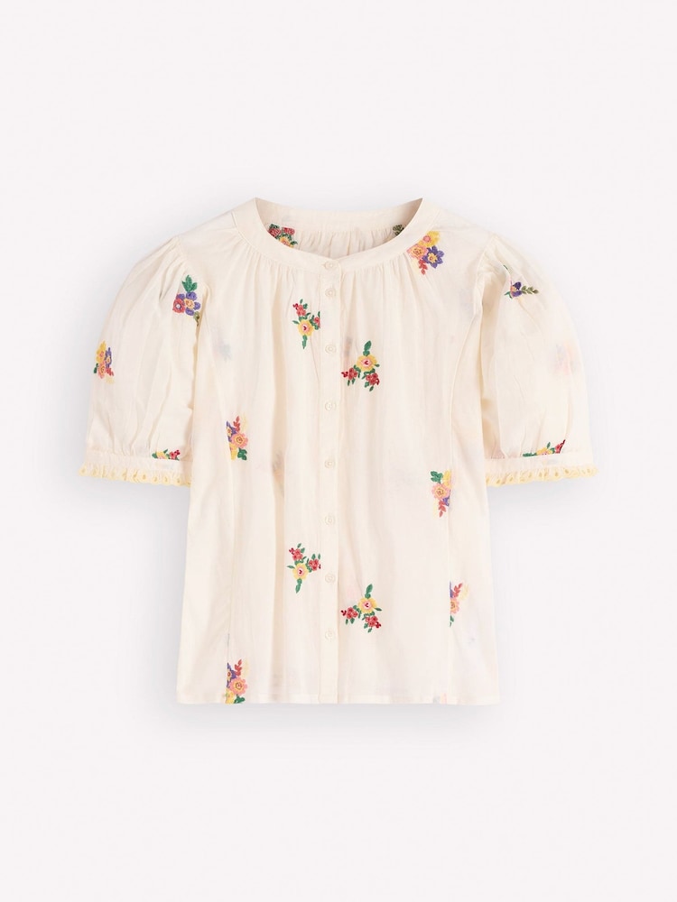 Boden Camille Short Sleeve Top - 1的图像1｝
