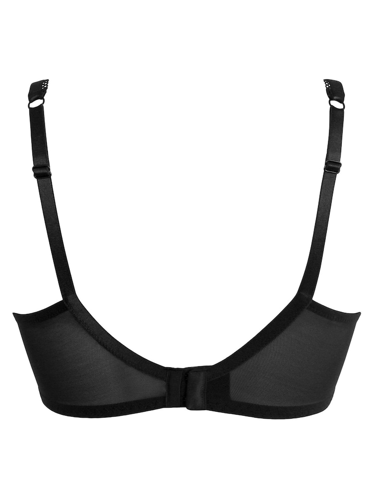 Negro - Sujetador azul sin relleno con aros Ooo La La de Pour Moi - Imagen 5 de 5