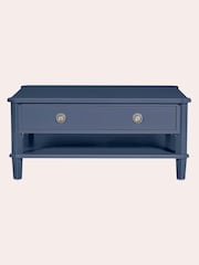 Laura Ashley Dusky Seaspray Henshaw 2 Drawer Coffee Table - Image 2 of 5