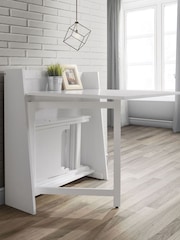 Julian Bowen White Helsinki Dining Set - Image 1 of 5