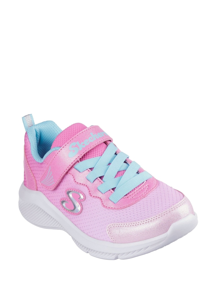 Skechers Pink Sole Swifters Trainers - Image 2 of 5