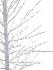 Charles Bentley White Prelit Twig 4ft Christmas Tree In Pot With 400 Twinkling LEDS - Image 6 of 6