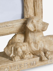 Wood Effect Layla The Labrador Dog Collage Photo Frame - Image 3 of 6