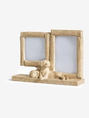 Wood Effect Layla The Labrador Dog Collage Photo Frame - Image 5 of 6
