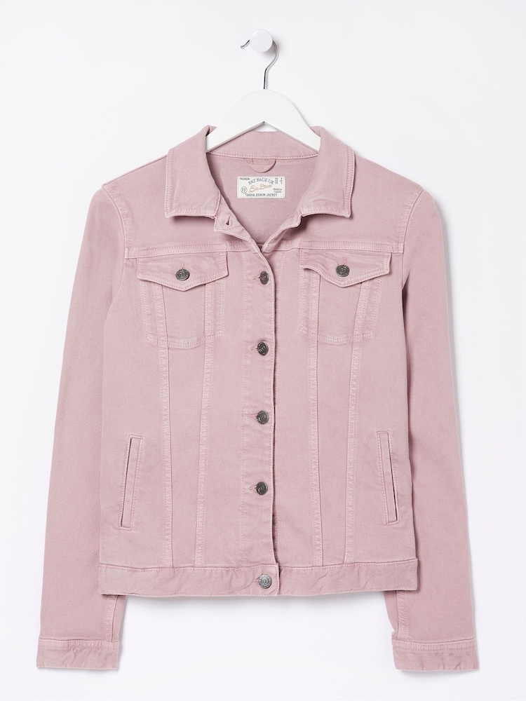 FatFace Purple Tasha Denim Jacket - Image 5 of 5