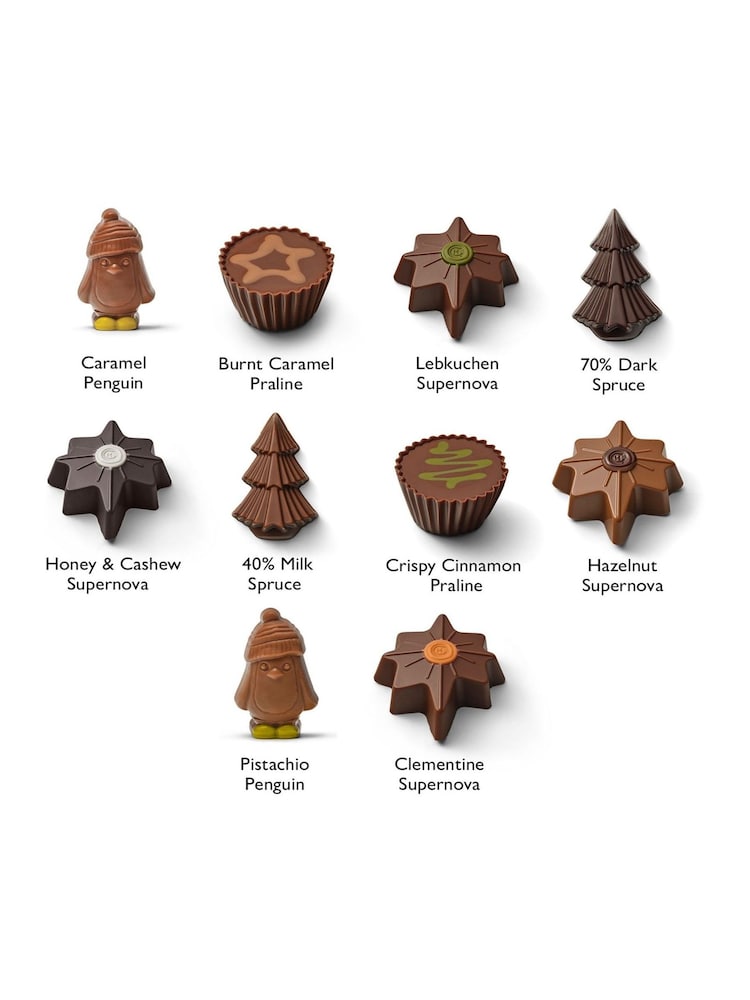 Hotel Chocolat Classic Christmas 18 Piece Box - Image 2 of 2