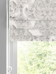 Laura Ashley Silver Tregaron Made to Measure 100% Cotton Roman Blinds - Image 2 of 6