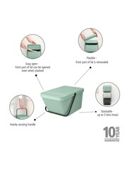 Brabantia Green Stackable Sort & Go Jade Bin - Image 6 of 6