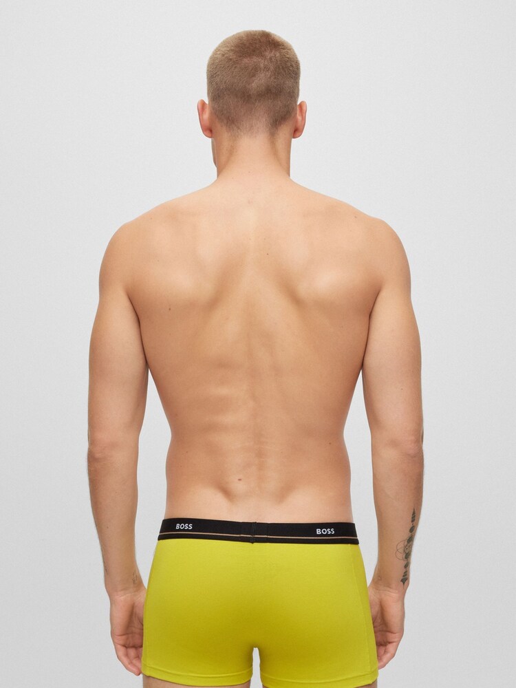 BOSS Black White Essential Trunks 5 Pack - Image 8 of 8 BOSS Black White Essential Trunks 5 Pack - Image 8 of 8