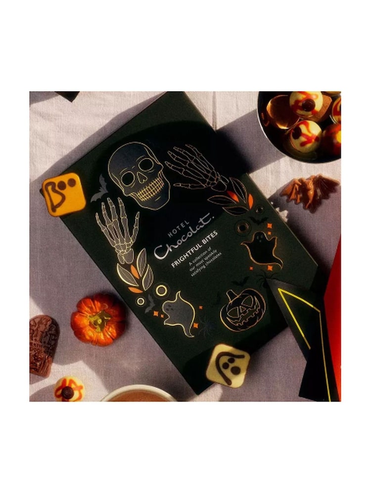 Hotel Chocolat Frightful Bites 14 Piece Boxed Selection - Image 1 of 2 Hotel Chocolat Frightful Bites 14 Piece Boxed Selection - Image 1 of 2