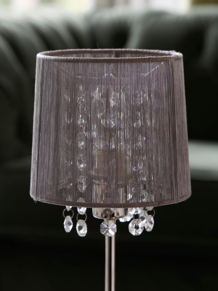 Grey Palazzo Small Table Lamp - Image 1 of 6
