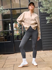 Grey Tummy Control Seamless Shaping Leggings - Image 1 of 6