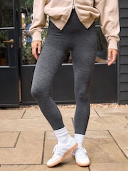 Grey Tummy Control Seamless Shaping Leggings - Image 3 of 6