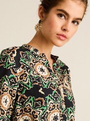 Brown Tie Waisted Mini Shirt Dress - Image 4 of 5