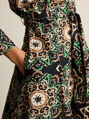 Brown Tie Waisted Mini Shirt Dress - Image 5 of 5