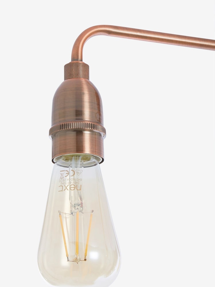 Copper Brooklyn Flush Ceiling Light - Image 5 of 5