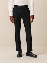 Noir - Skinny Fit (Skinny Fit) - Pantalon de costume texturé - Image 1 of 8