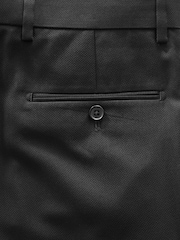 Noir - Skinny Fit (Skinny Fit) - Pantalon de costume texturé - Image 7 of 8