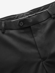 Black Skinny Fit Textured Suit Trousers - Image 9 of 9