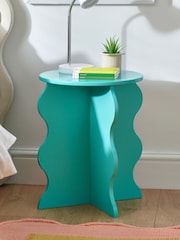 Teal Blue Wiggle Kids Bedside Table - Image 1 of 5