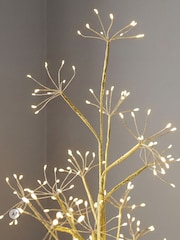 Charles Bentley Golden Prelit Twig 4ft Christmas Tree With 420 Constant LED Lights - Image 2 of 6