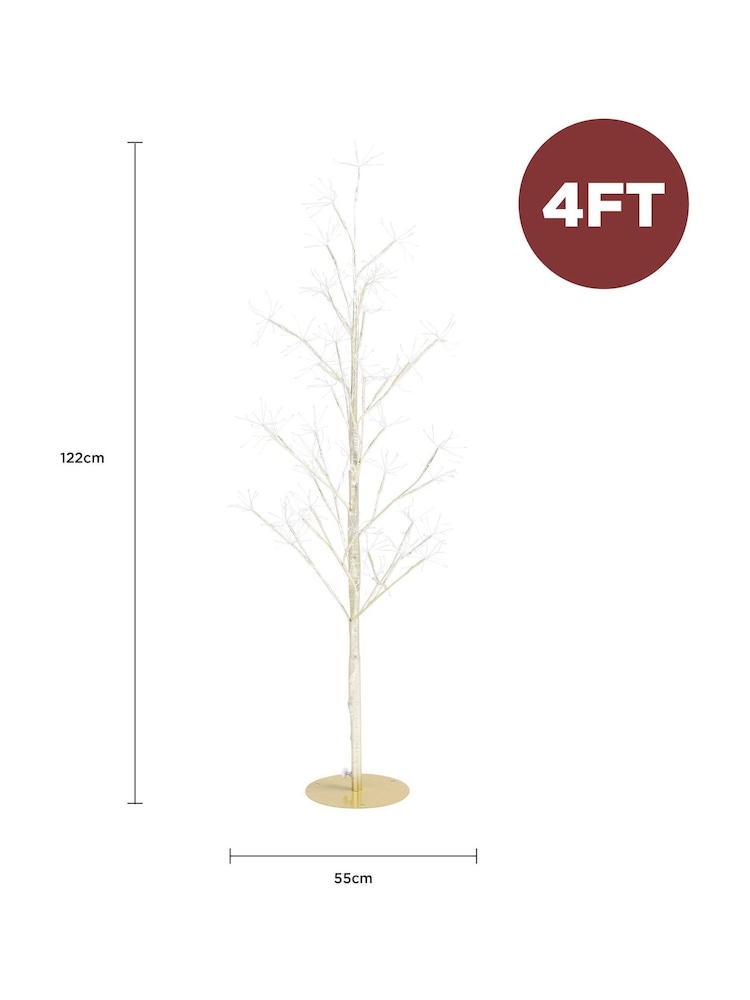 Charles Bentley Golden Prelit Twig 4ft Christmas Tree With 420 Constant LED Lights - Image 6 of 6 Charles Bentley Golden Prelit Twig 4ft Christmas Tree With 420 Constant LED Lights - Image 6 of 6
