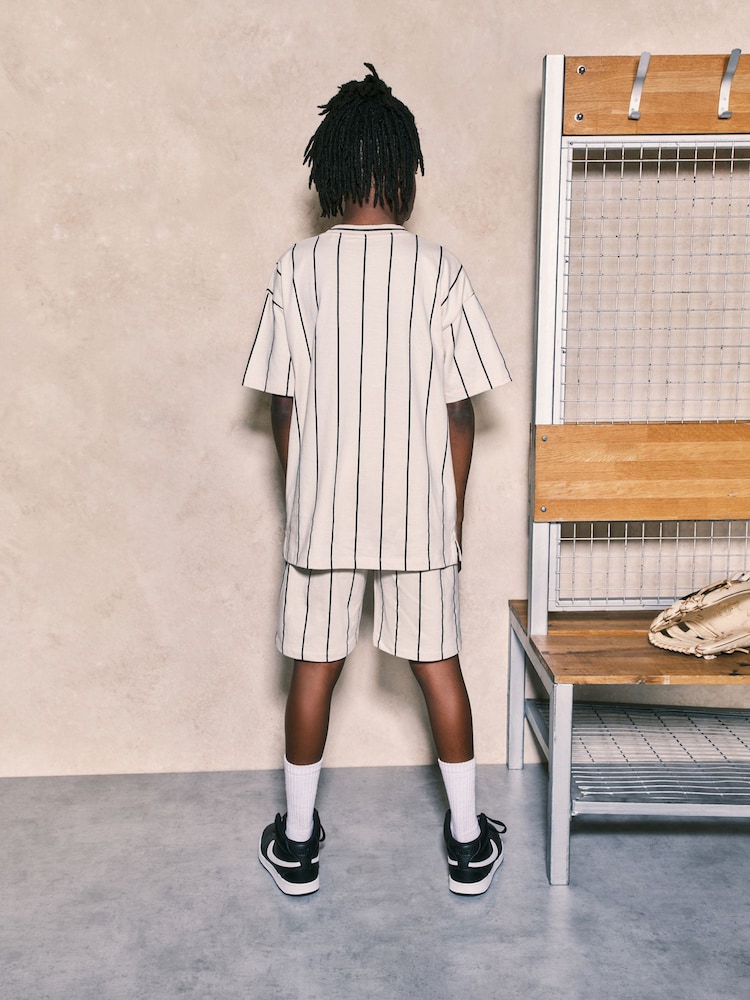 Cream NYC Graphic Top and Shorts Set (3-16yrs) - Image 2 of 7