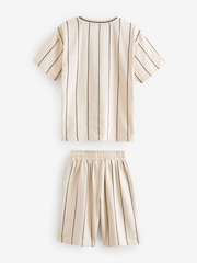 Cream NYC Graphic Top and Shorts Set (3-16yrs) - Image 5 of 7