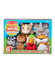 Melissa & Doug Safari Friends Animal Hand Puppets - Image 1 of 4