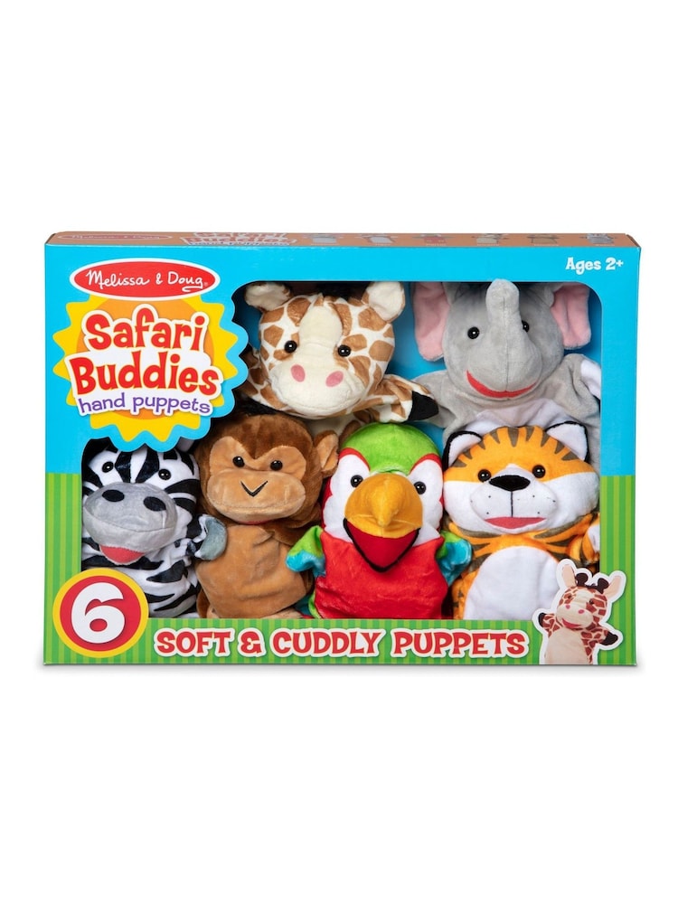 Melissa & Doug Safari Friends Animal Hand Puppets - Image 1 of 4