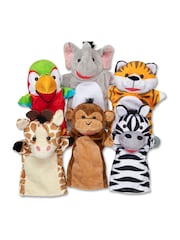 Melissa & Doug Safari Friends Animal Hand Puppets - Image 2 of 4