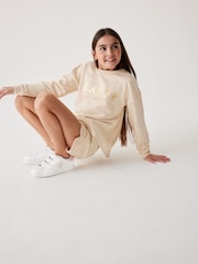 Baker by Ted Baker Stone Split Back Sweater And Shorts Set - Image 3 of 9
