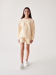 Baker by Ted Baker Stone Split Back Sweater And Shorts Set - Image 4 of 9