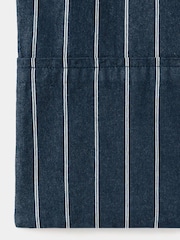 Mango Blue Pinstripe Straight-Leg Drawstring Trousers - Image 8 of 8