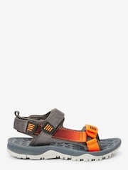 Grey Strap Touch Fastening Trekker Sandals - Image 1 of 4