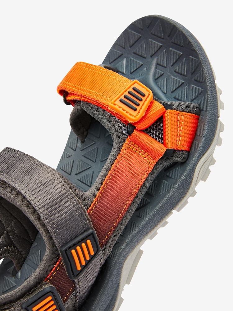 Grey Strap Touch Fastening Trekker Sandals - Image 4 of 4 Grey Strap Touch Fastening Trekker Sandals - Image 4 of 4