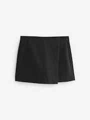 Black Tailored Stretch Skort - Image 5 of 6