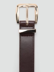 Mango Brown Pu Buckle Belt - Image 4 of 4