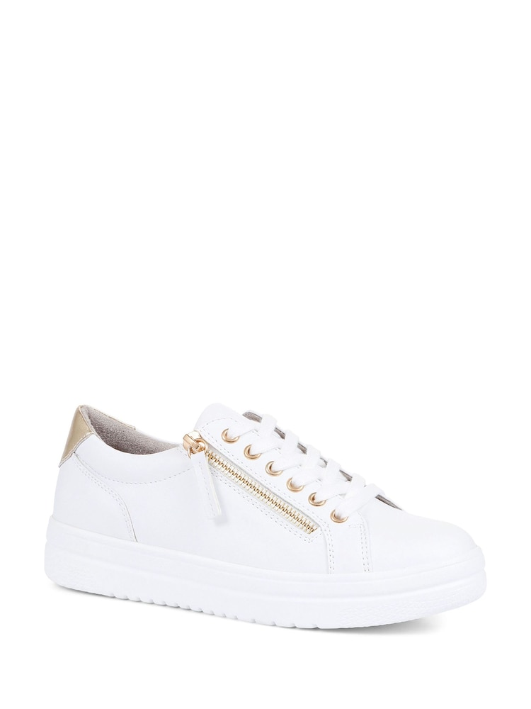 Pavers White Pavers Chunky Platform Trainers - Image 4 of 6