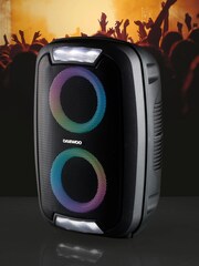Daewoo Black Led Blurtooth Party Speaker - Image 1 of 4