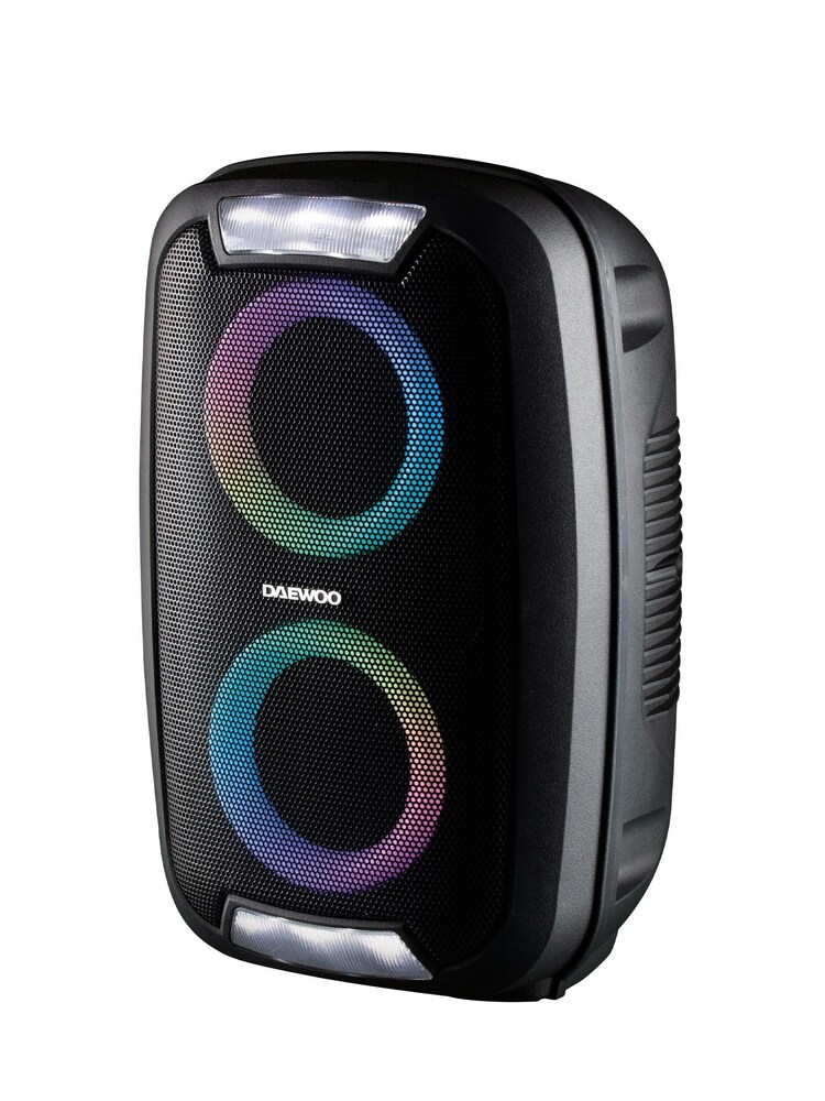 Daewoo Black Led Blurtooth Party Speaker - Image 2 of 4