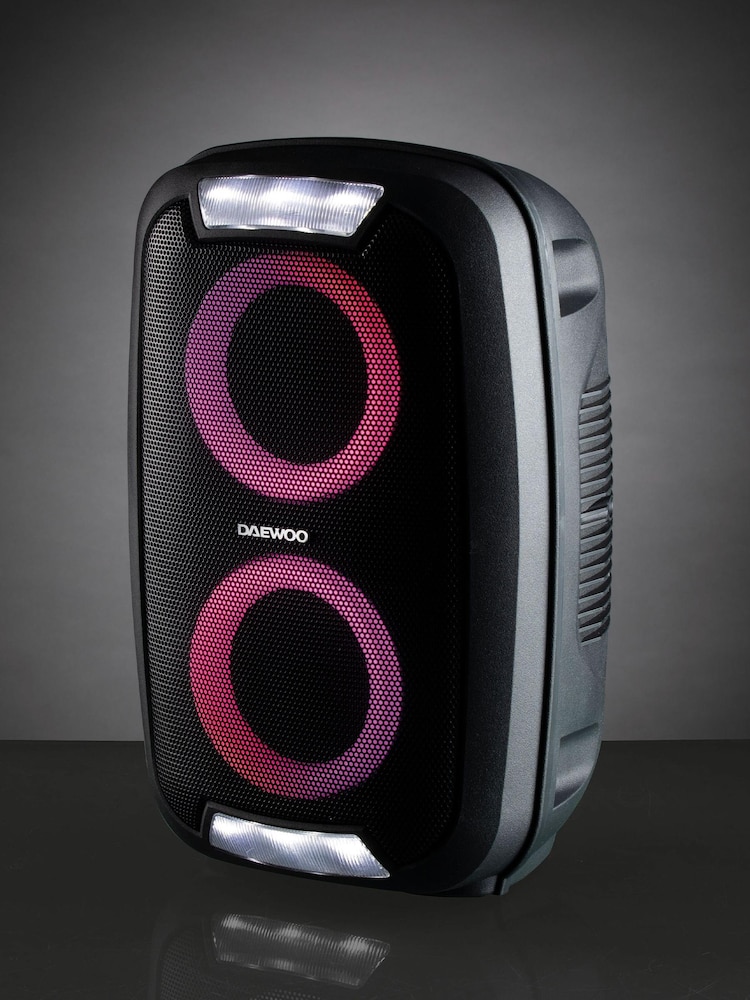 Daewoo Black Led Blurtooth Party Speaker - Image 4 of 4