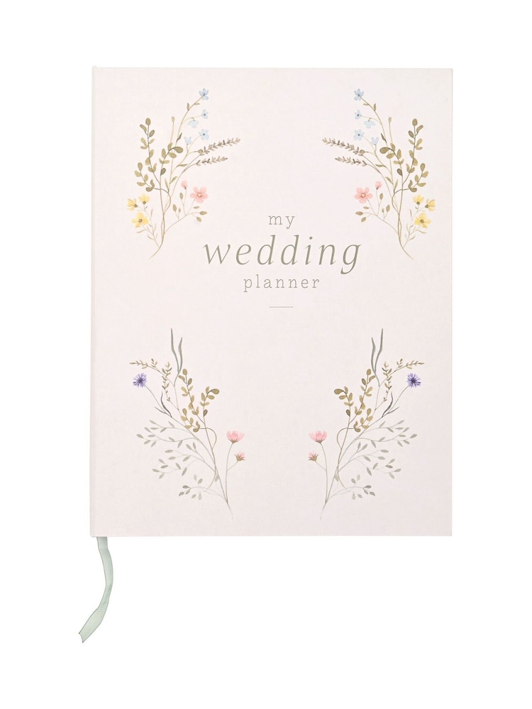 Widdop White Wildflower Wedding Planner - Image 1 of 8