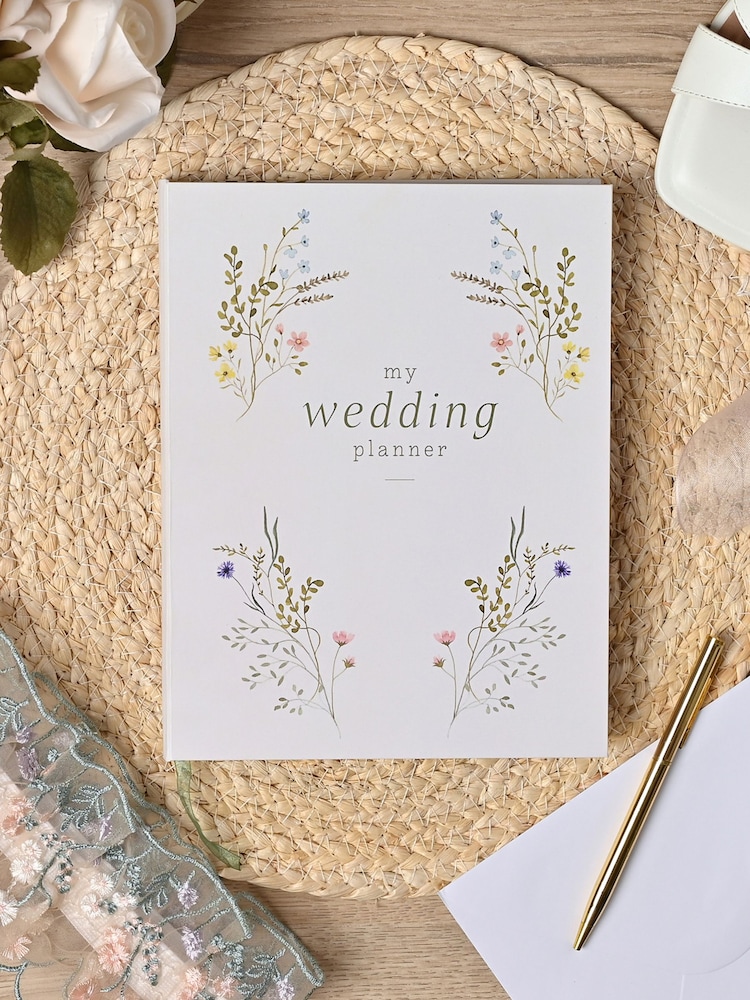 Widdop White Wildflower Wedding Planner - Image 2 of 8