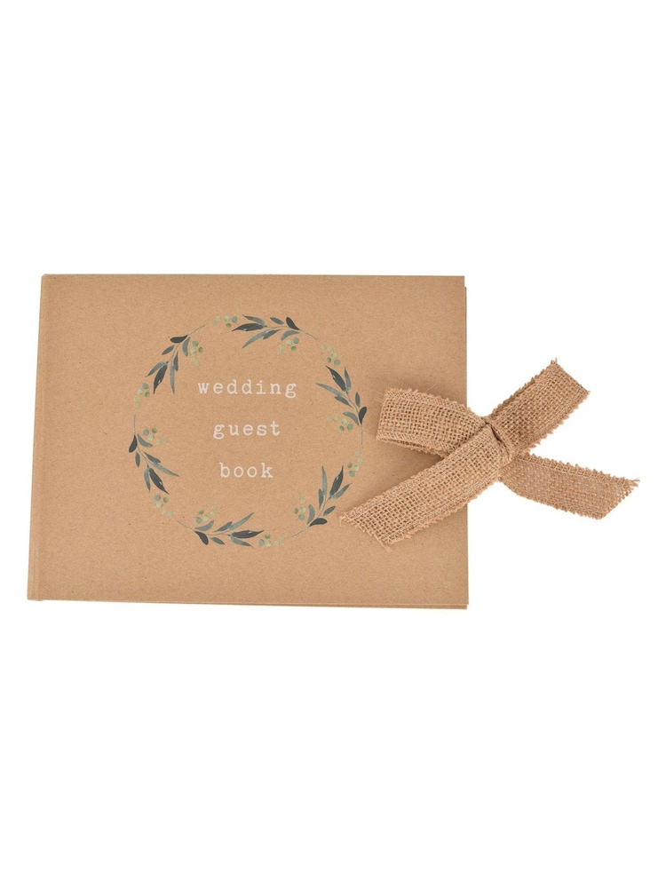 Widdop Brown Wedding Guest Book - Image 1 of 3