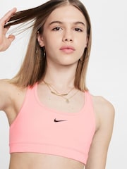 Nike Pink Dri-FIT Swoosh Support Bra - Image 3 of 3