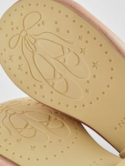 Pink Wide Fit (G) Mary Jane Bridesmaid Bow Occasion Shoes - Image 5 of 5