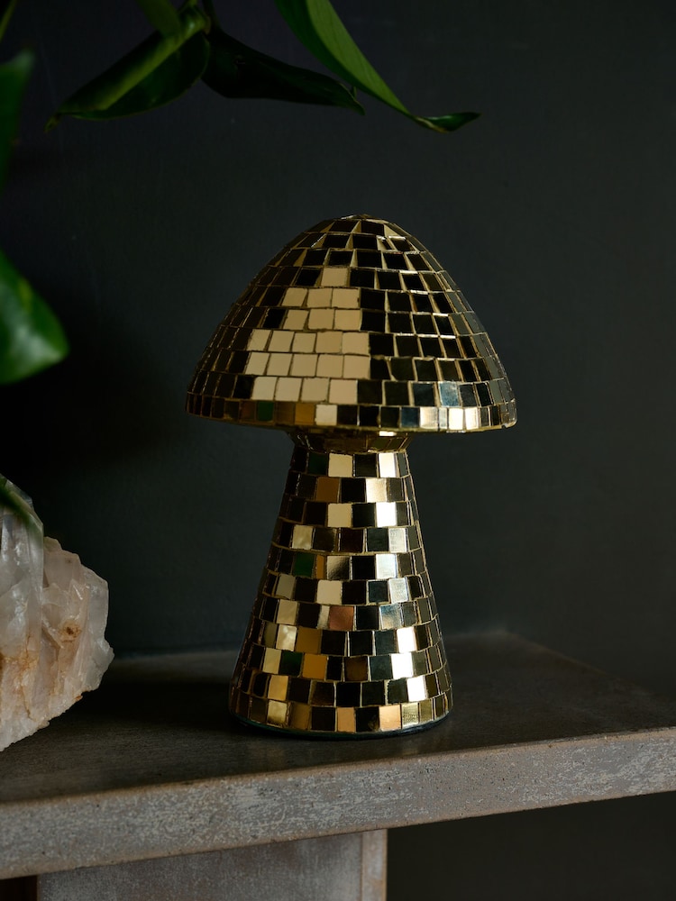 Rockett St George Gold Mushroom Ornaments Object - Image 1 of 9