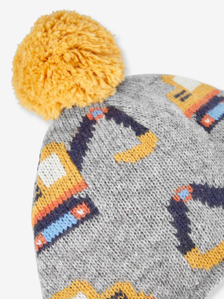 JoJo Maman Bébé Grey Boys' Digger Hat - Image 2 of 2