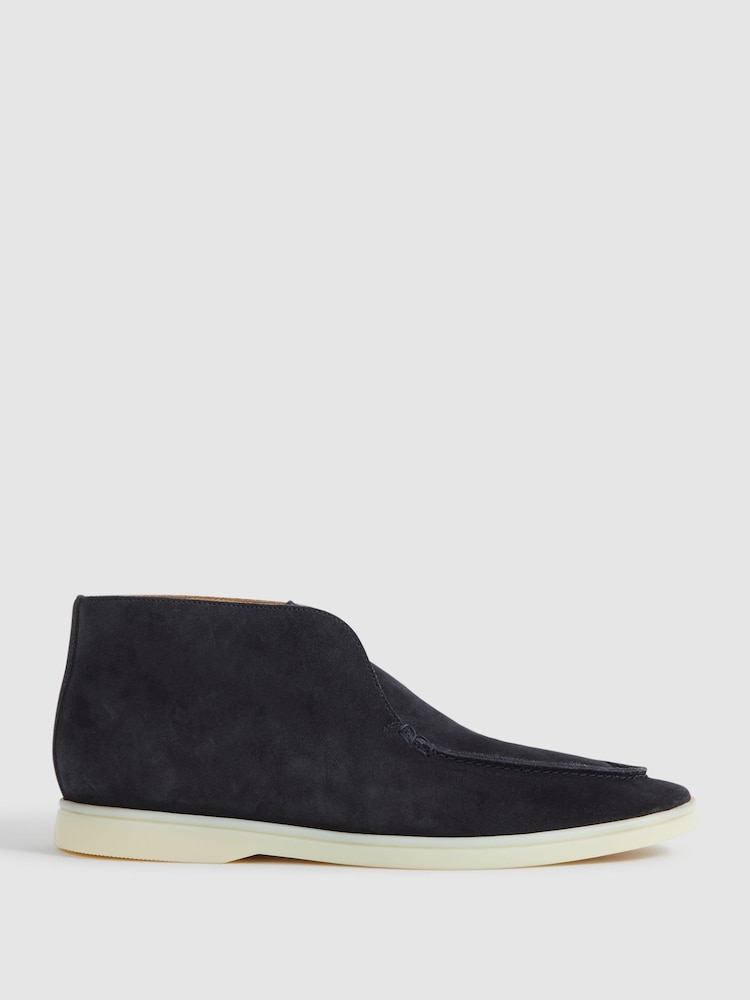 Reiss Kason Mid Schlupfstiefel aus Veloursleder​​​​​​​ - Bild 1 von 5